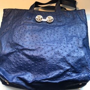 Z Spoke by Zac Posen Ostrich Tote Bag